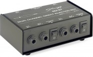 STAGG STI-ST 2-Channel, passive DI box with Mono/Stereo switch